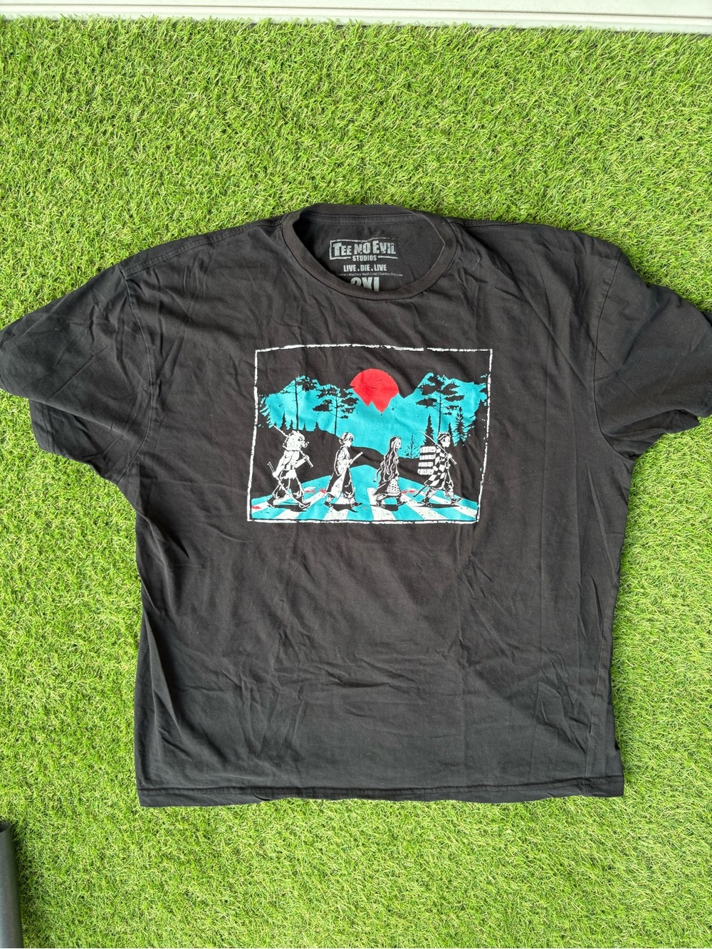 Demon Slayer x Black Abbey Road Graphic Tee